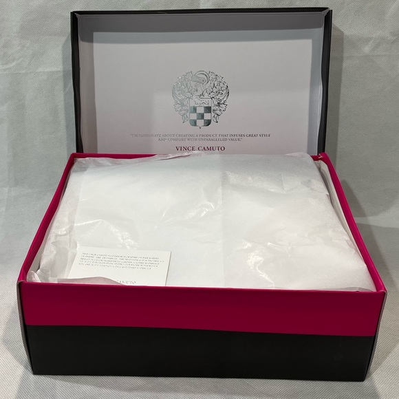 NWT Vince Camuto Kempern Mule Heels Raspberry Pink 6.5 - Picture 9 of 12